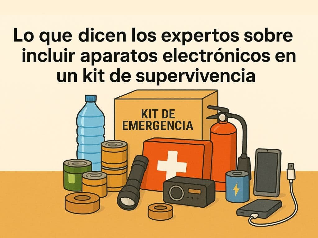 Dispositivos electrónicos en el kit de supervivencia: ¿sí o no? Expertos opinan